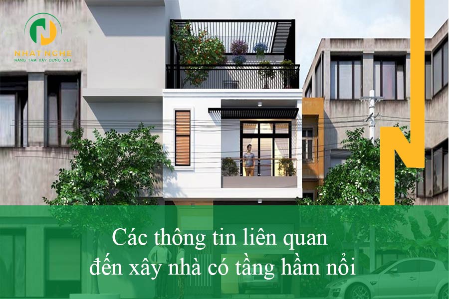 nhà có tầng hầm nổi