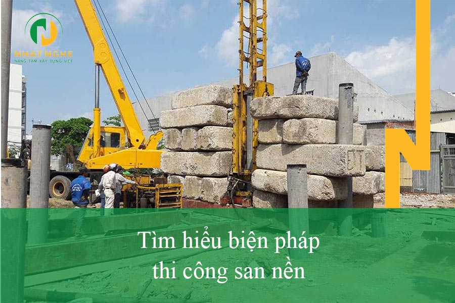 thi công ép cọc bê tông